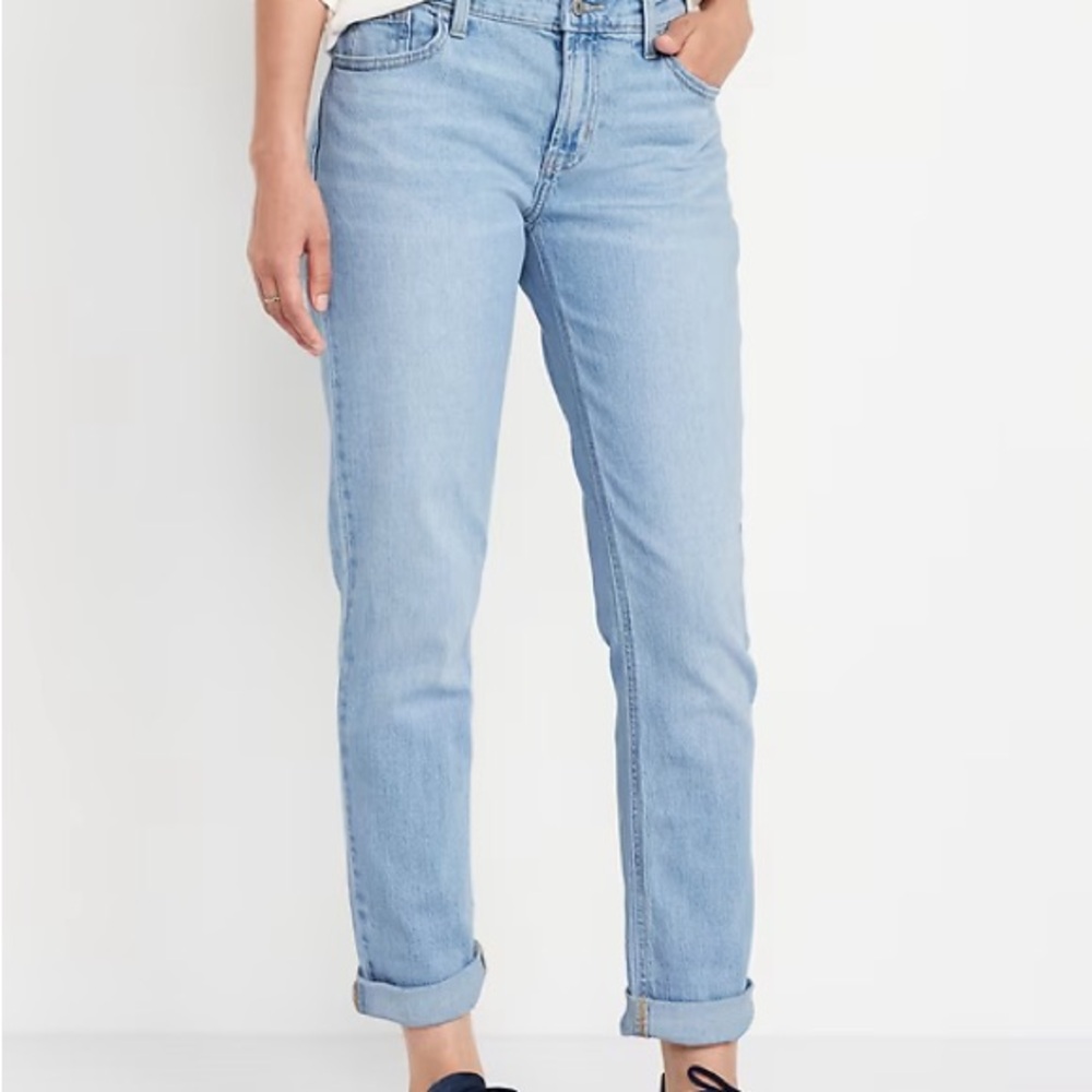 Old Navy Light Wash Boyfriend Jeans